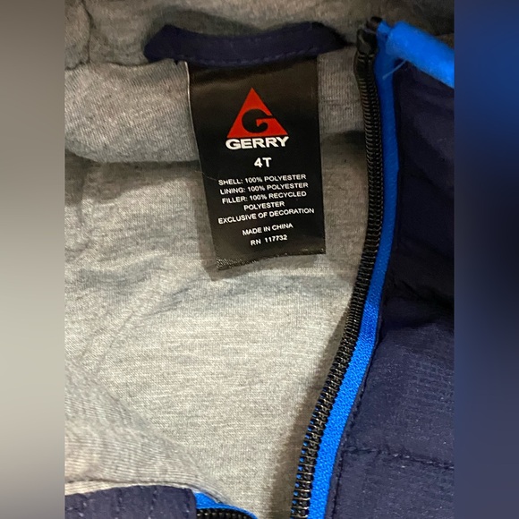 Gerry Kids Blue Bubble Jacket 4T - Picture 4 of 4